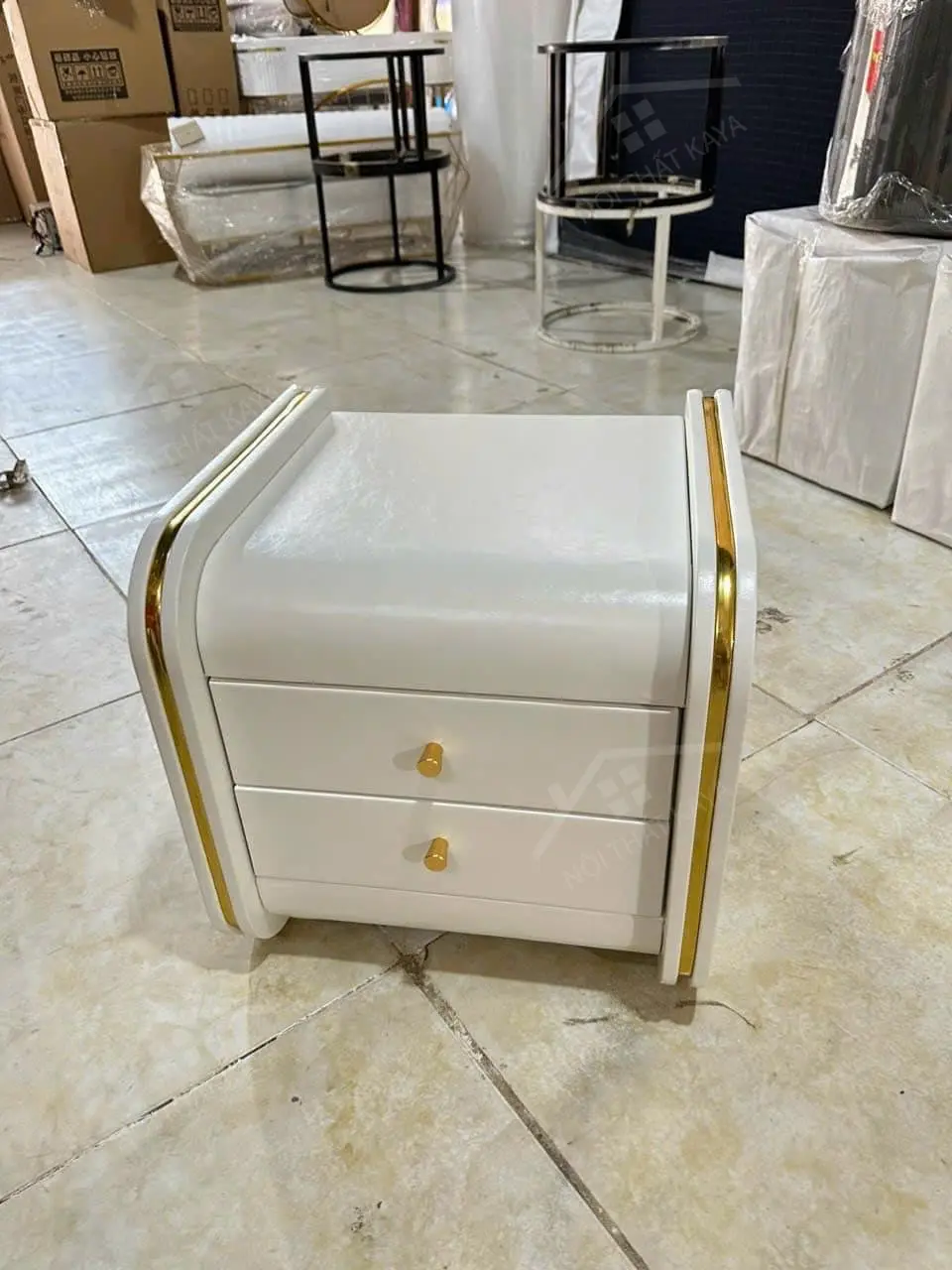 Tủ đầu giường 2 ngăn kéo KY-GH 009 Tủ đầu giường 2 ngăn kéo KY-GH 009