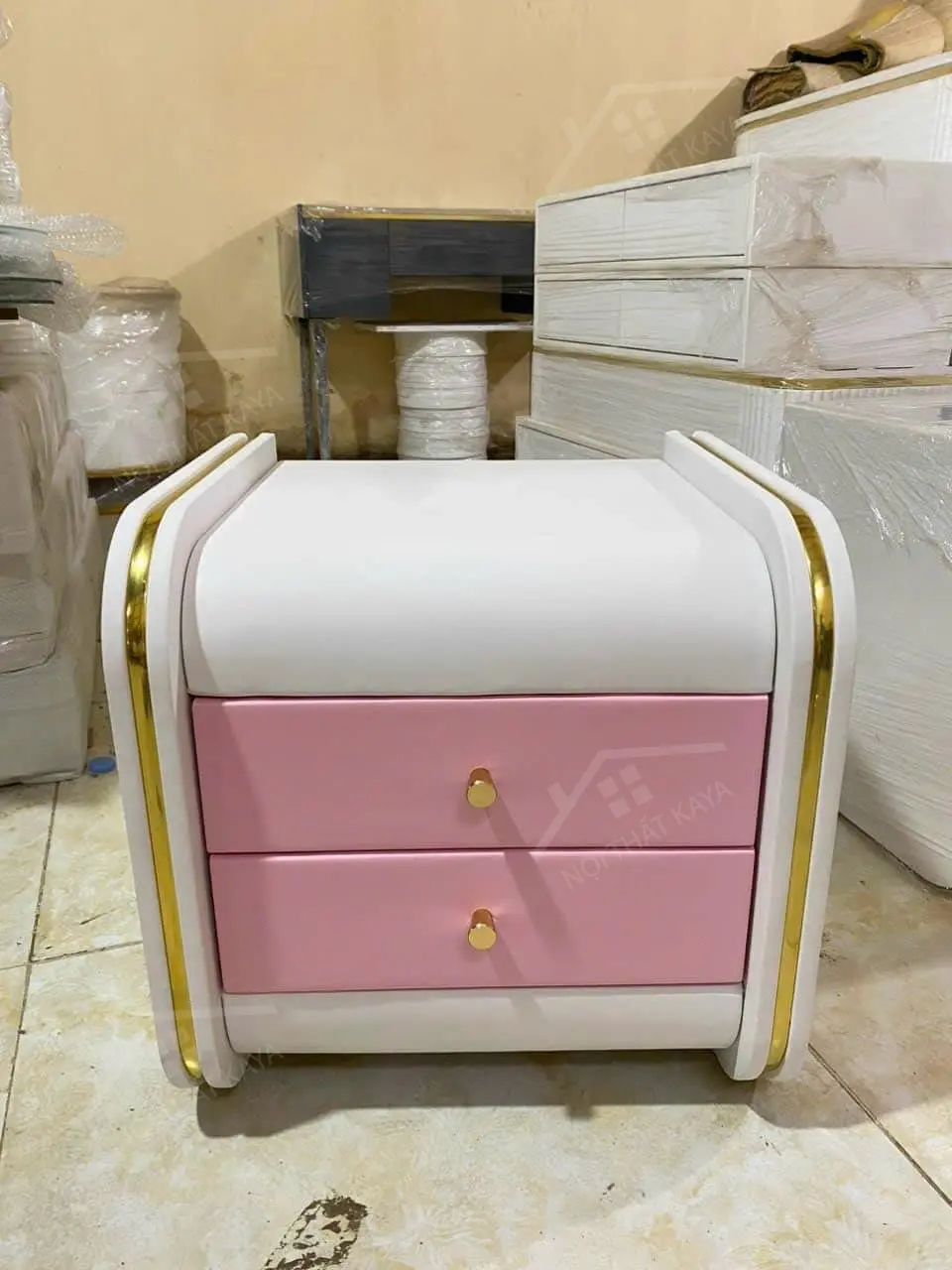 Tủ đầu giường 2 ngăn kéo KY-GH 009
