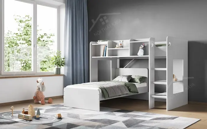 Giường tầng gỗ công nghiệp 001