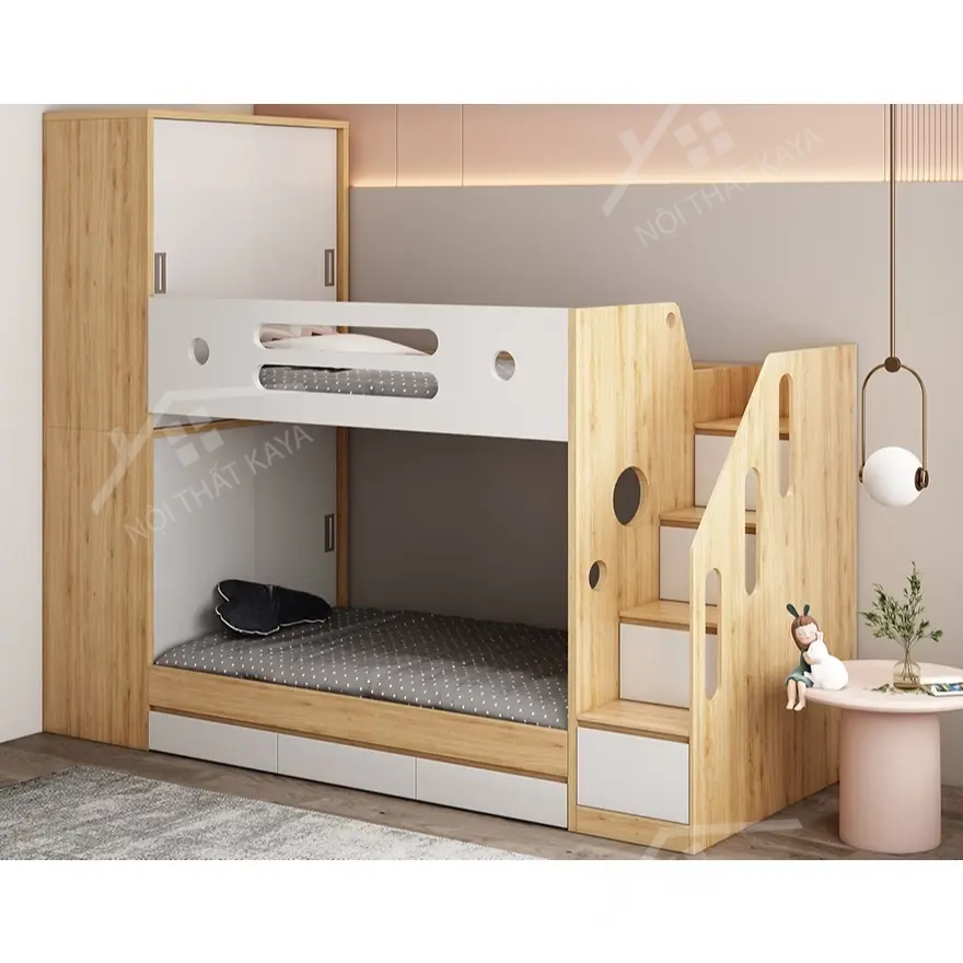 Giường tầng gỗ công nghiệp 036