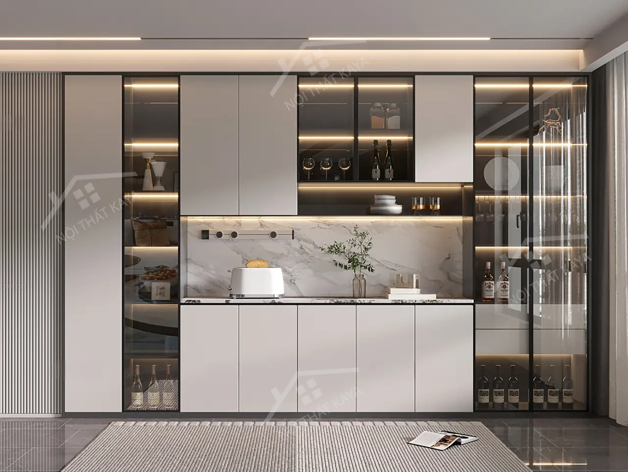Tủ rượu MDF TR001