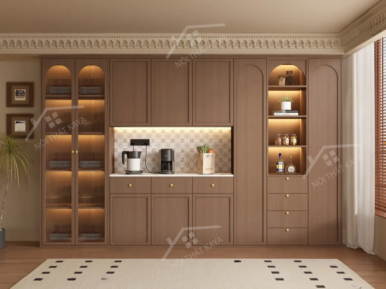 Tủ rượu MDF TR001