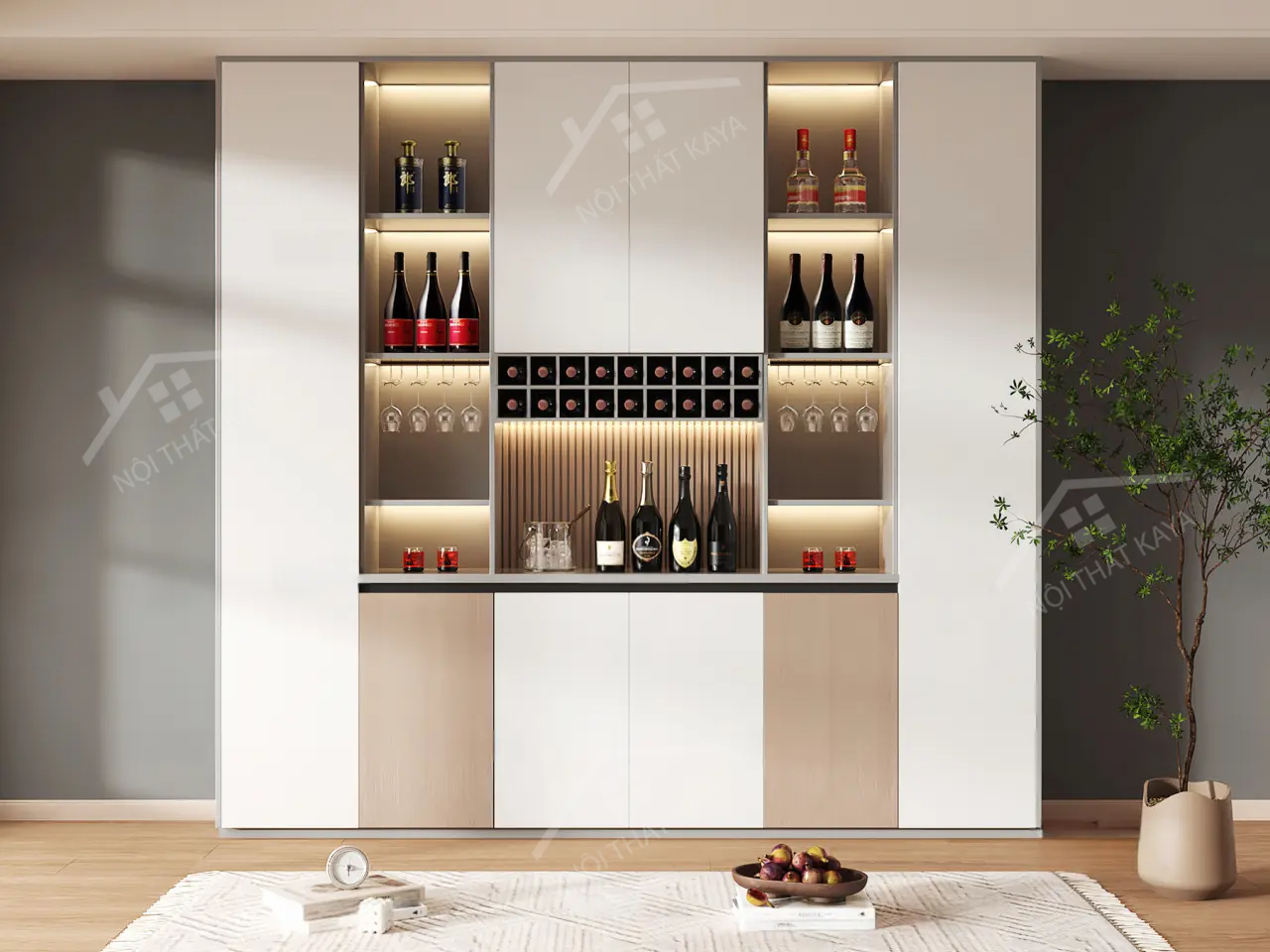 Tủ rượu MDF TR001
