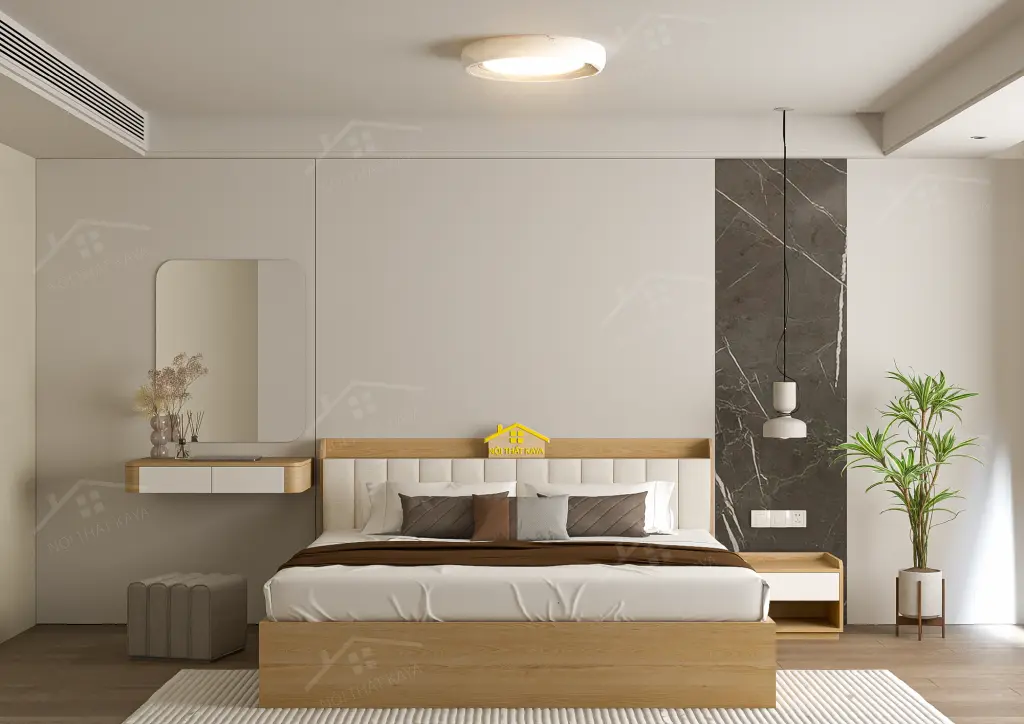 Giường gỗ công nghiệp GGCN040