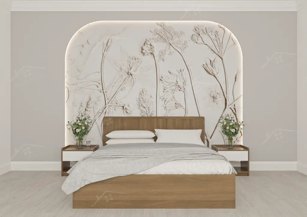 Giường gỗ công nghiệp GGCN057