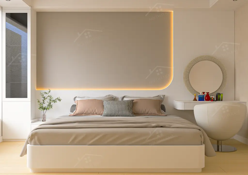 Giường gỗ công nghiệp GGCN072