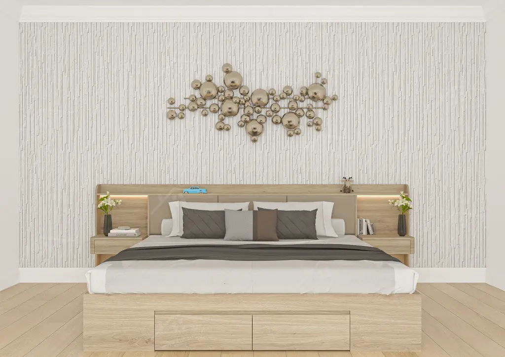 Giường gỗ công nghiệp GGCN083