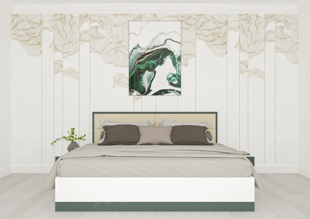 Giường gỗ công nghiệp GGCN087