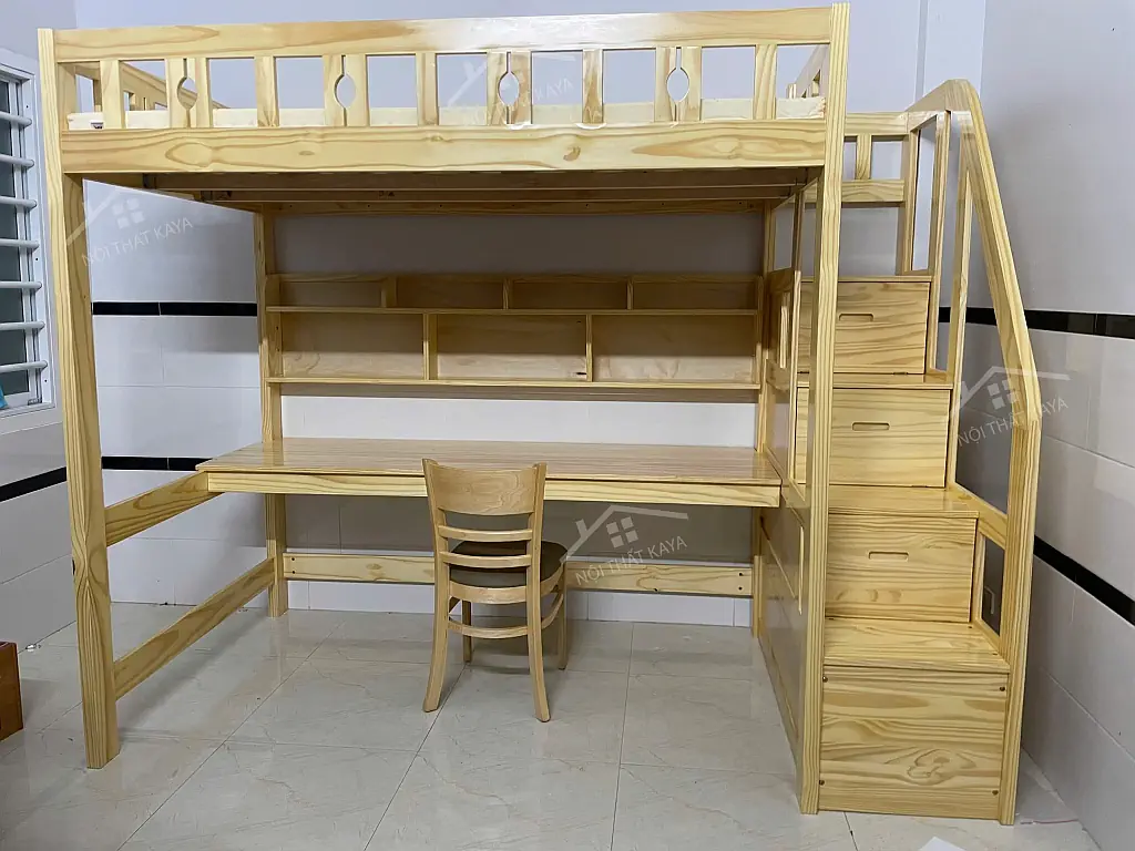Giường tầng YAMAL cho bé kết hợp bàn học